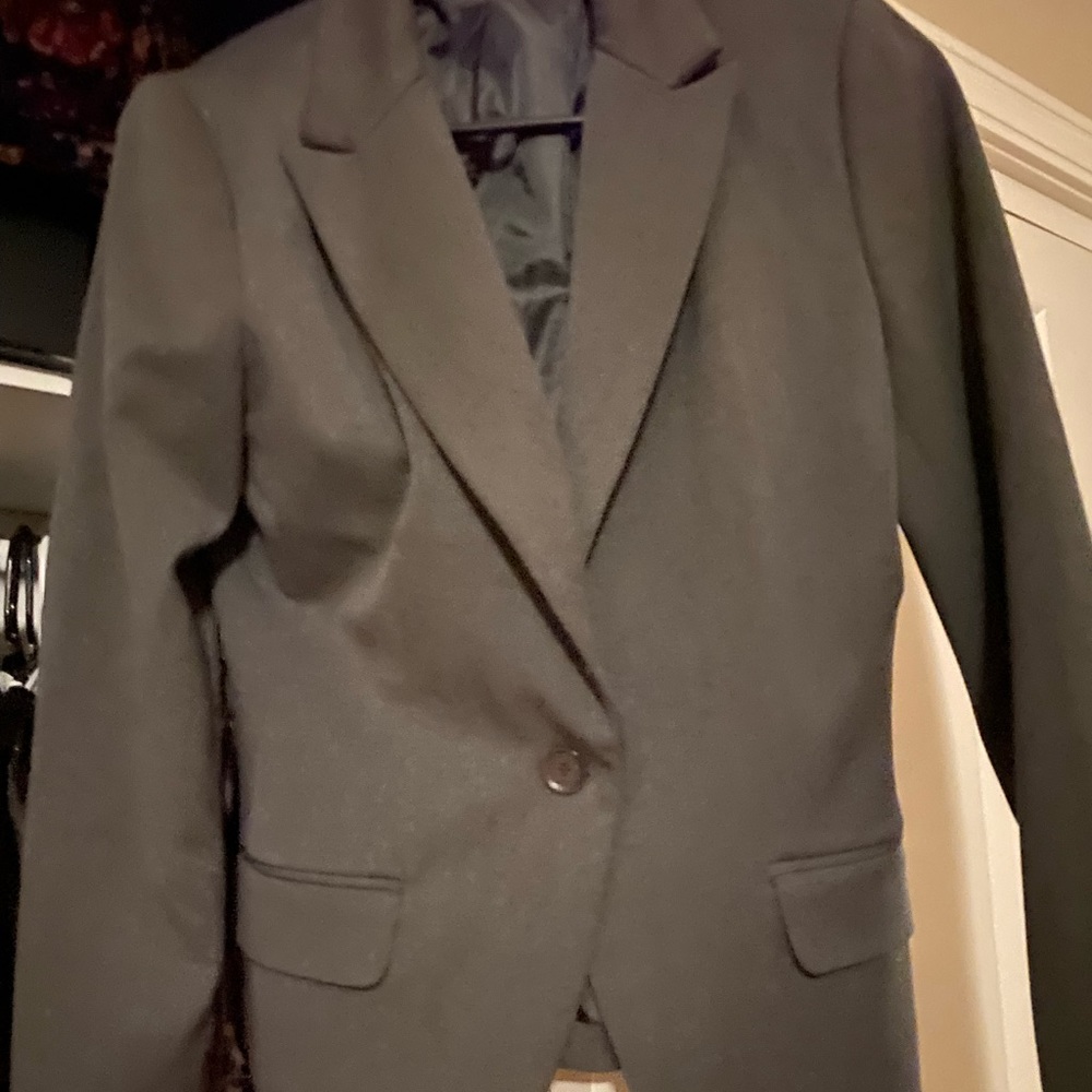 Gray blazer gently used